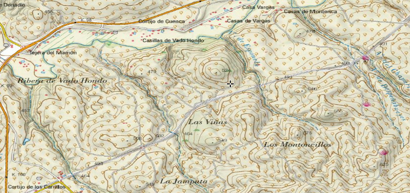 Cortijo de las Vi�as - Cortijo de las Vi�as. Mapa