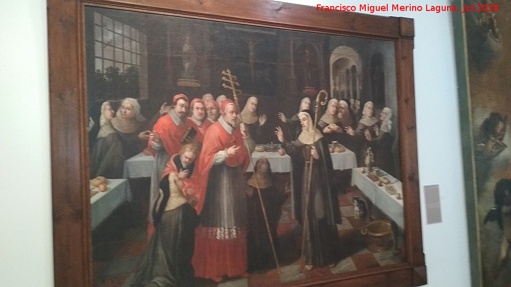 Monasterio de Santa Clara la Real - Monasterio de Santa Clara la Real. Bendici�n de los Panes siglo XVII