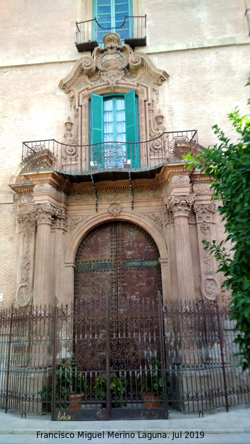 Palacio Episcopal - Palacio Episcopal. Portada a la Glorieta de Espa�a