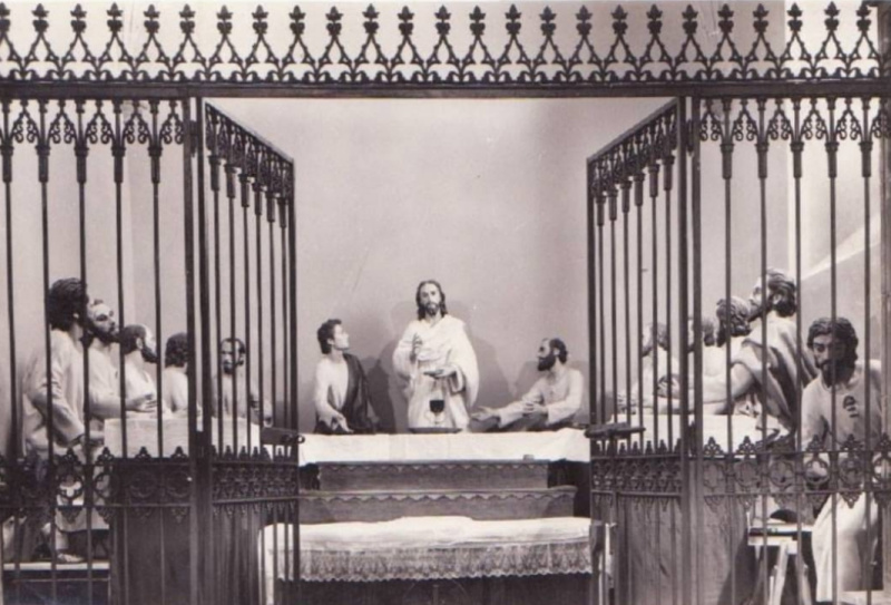 Iglesia de San Nicol�s de Bari - Iglesia de San Nicol�s de Bari. Santa Cena foto antigua