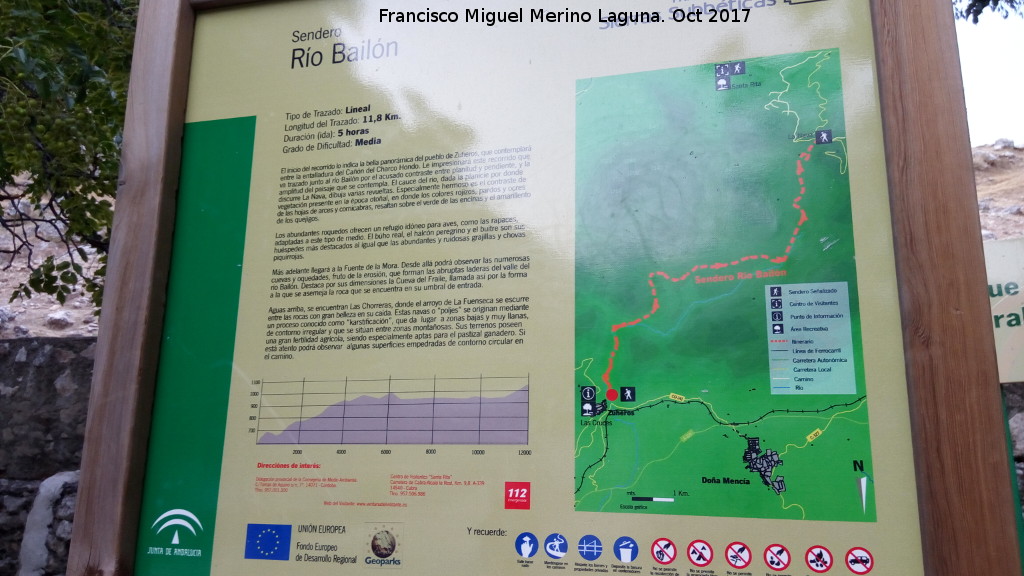 Sendero R�o Bail�n - Sendero R�o Bail�n. Cartel