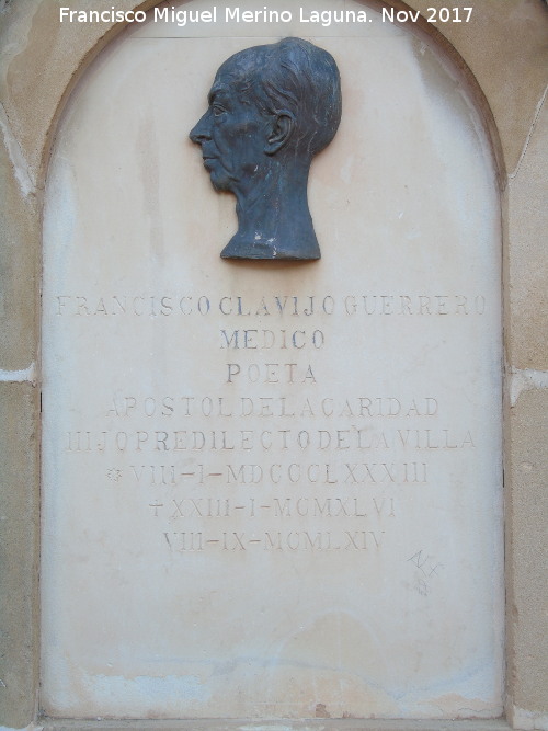 Fuente del M�dico Clavijo - Fuente del M�dico Clavijo. Placa