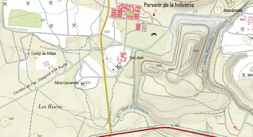 Mina San Jos� - Mina San Jos�. Mapa