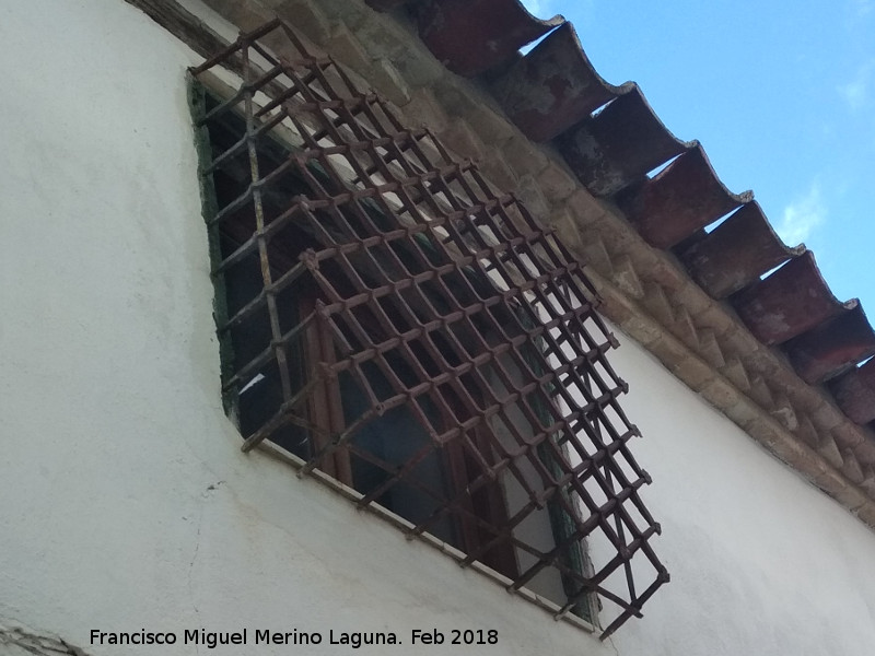 Casa de la Calle Horno de San Pablo n� 5 - Casa de la Calle Horno de San Pablo n� 5. Reja de rombos