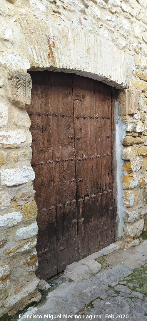 Casa de la Calle Horno de San Pablo n� 5 - Casa de la Calle Horno de San Pablo n� 5. Puerta del patio lateral de clavaz�n