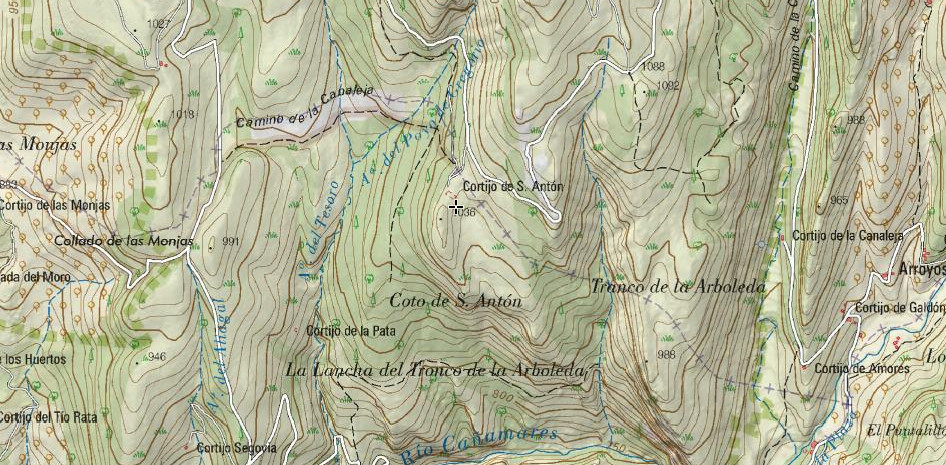 Cortijo de San Antn - Cortijo de San Antn. Mapa
