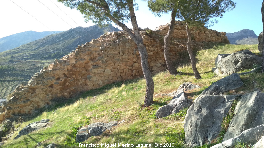 Muralla de Ja�n. Torre�n Sur IV - Muralla de Ja�n. Torre�n Sur IV. Intramuros. Lienzo que une el Torre�n Sur IV con el Torre�n Sur V