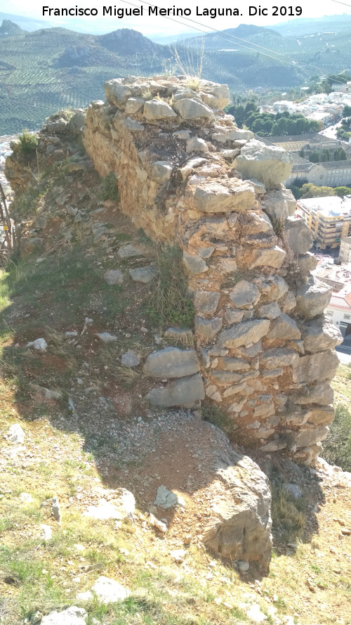 Muralla de Ja�n. Torre�n Sur IV - Muralla de Ja�n. Torre�n Sur IV. Lienzo que une el Torre�n Sur IV con el Torre�n Sur V