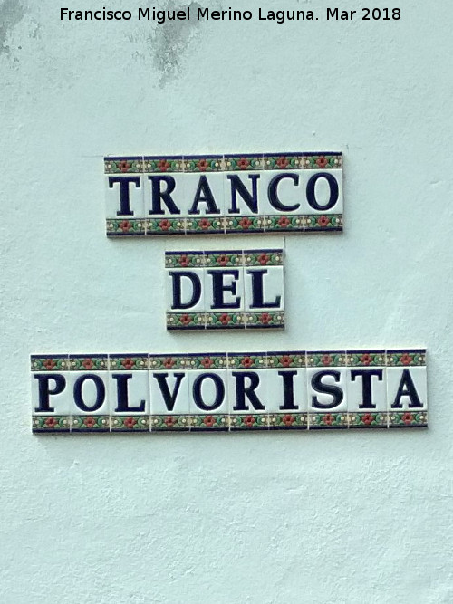 Cortijo Tranco del Polvorista - Cortijo Tranco del Polvorista. Azulejos