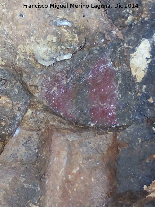 Pinturas rupestres de la Fuente de la Pe�a IV - Pinturas rupestres de la Fuente de la Pe�a IV. Barras paralelas