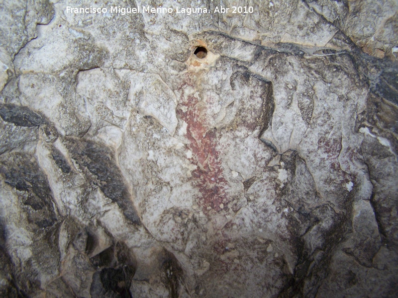 Pinturas rupestres de la Pea I - Pinturas rupestres de la Pea I. Barra vertical