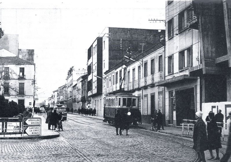 Calle Julio Burell - Calle Julio Burell. A�os 50