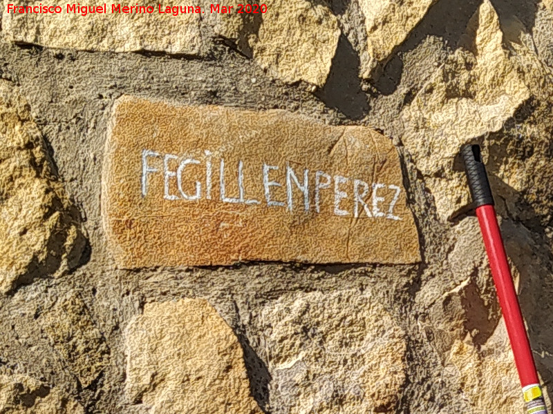 Caracol Fegillenperez - Caracol Fegillenperez. Inscripci�n