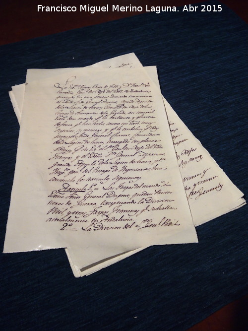 Historia de Villanueva de la Reina - Historia de Villanueva de la Reina. Capitulaciones. Centro de Interpretaci�n de Villanueva de la Reina