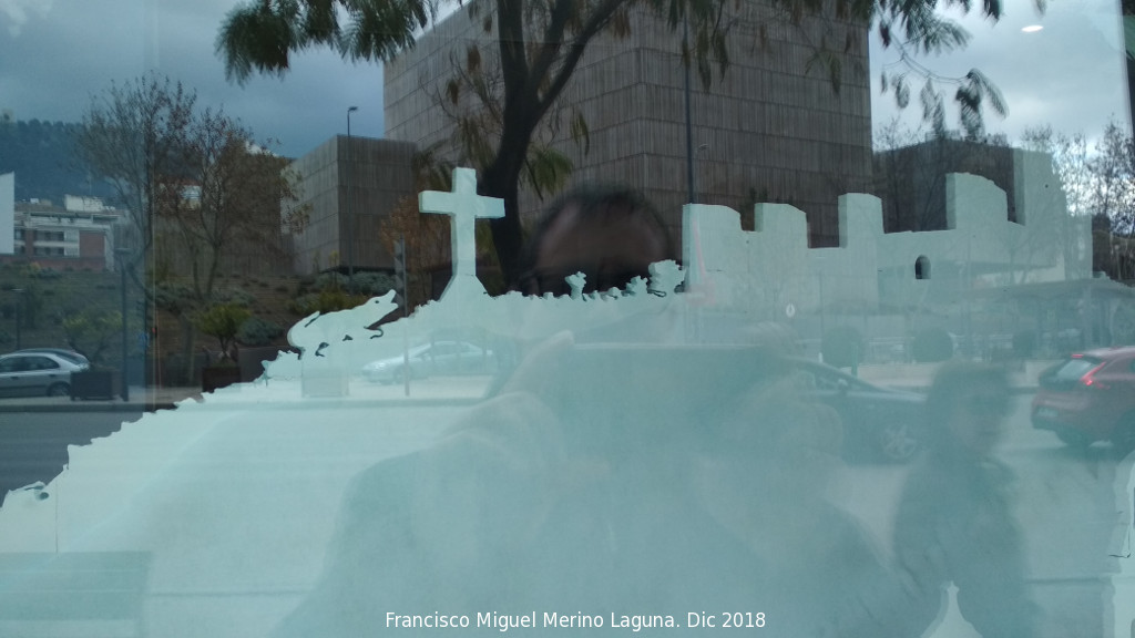 Leyenda del Lagarto de la Malena - Leyenda del Lagarto de la Malena. Bel�n de corcho blanco