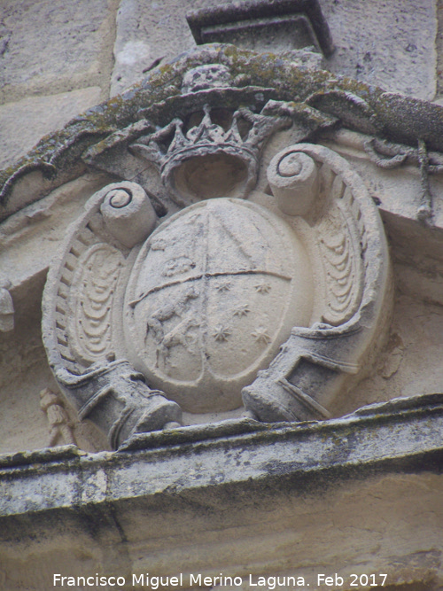 Santuario de las Reliquias - Santuario de las Reliquias. Escudo del obispo Moscoso y Sandoval