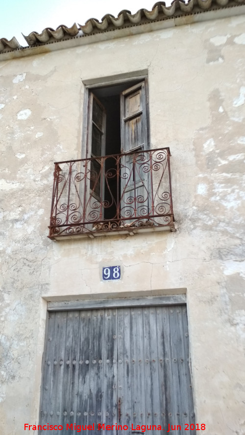 Cortijo Bajo de Torrealc�zar - Cortijo Bajo de Torrealc�zar. Balc�n y puerta
