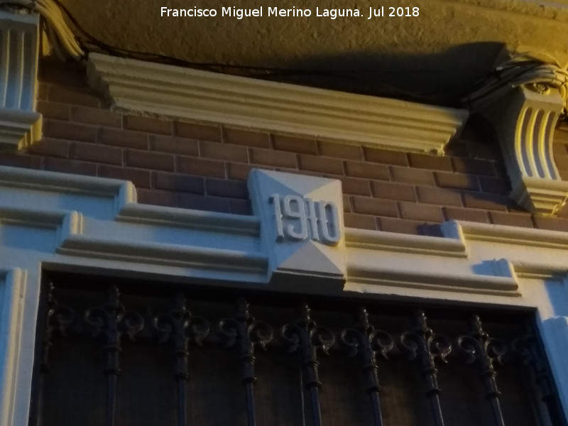 Casa de la Calle Madrid n� 28 - Casa de la Calle Madrid n� 28. A�o 1910