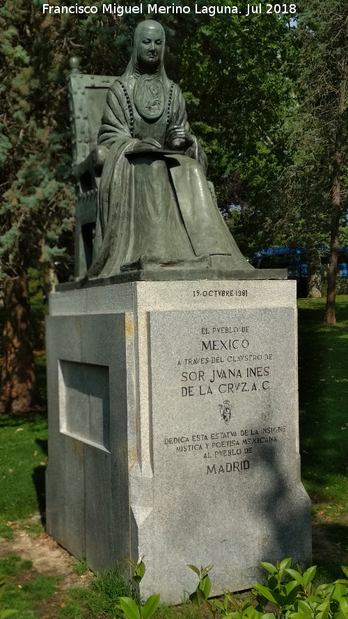 Monumento a Sor Juana In�s de la Cruz - Monumento a Sor Juana In�s de la Cruz. 