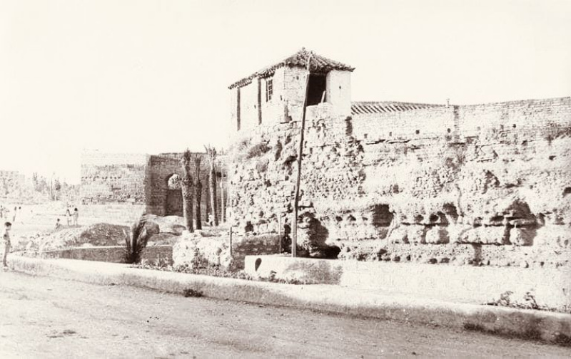 Murallas de C�rdoba - Murallas de C�rdoba. Muralla occidental 1852 proceso demolici�n