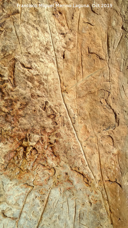 Pinturas y petroglifos rupestres del Abrigo de los cortados del Canjorro - Pinturas y petroglifos rupestres del Abrigo de los cortados del Canjorro. 
