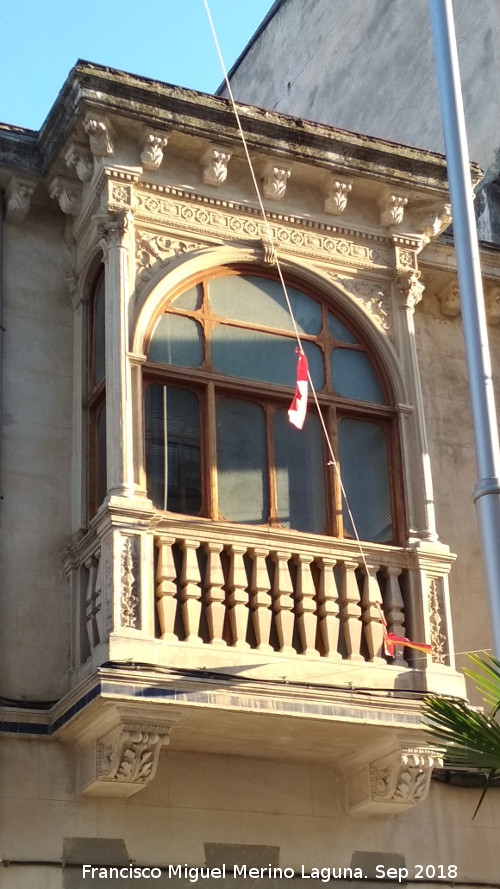 Casa de la Calle Real n� 232 - Casa de la Calle Real n� 232. Balc�n de obra derecho