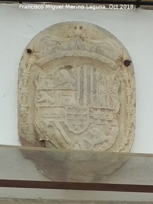 Casa de la Plaza del Fuerte n� 1 - Casa de la Plaza del Fuerte n� 1. Escudo