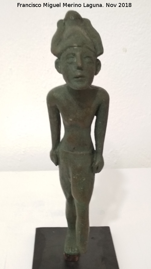 Dios Melkart - Dios Melkart. Reproducci�n de Juan de la ruz Rodr�guez L�pez. Exposici�n del Jos� Nogu� - Ja�n