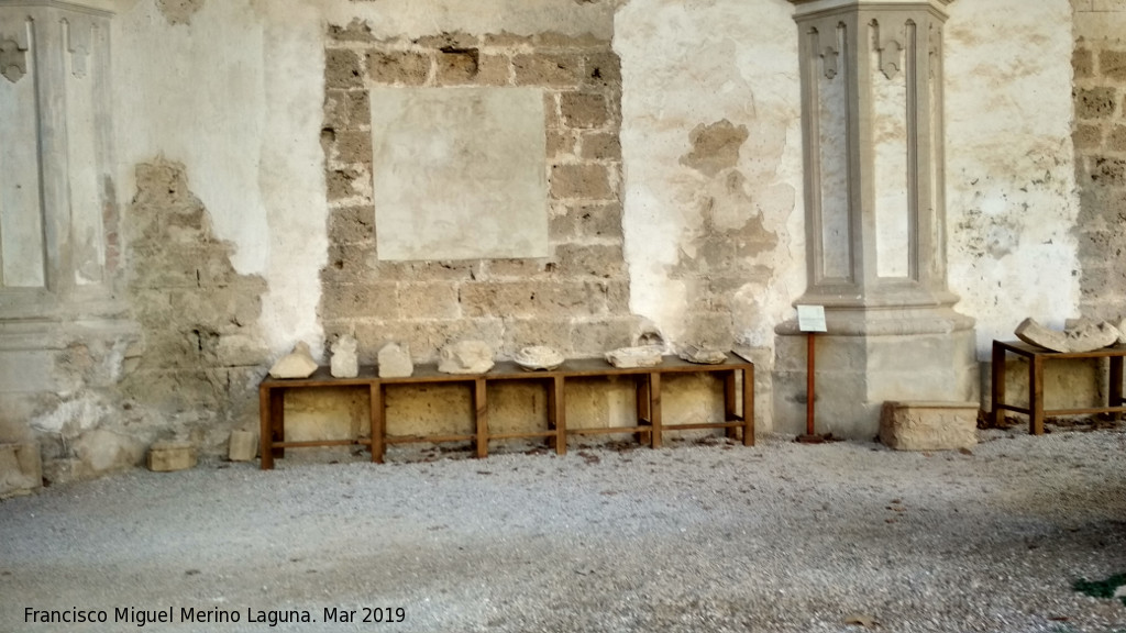 Monasterio de Piedra. Iglesia - Monasterio de Piedra. Iglesia. Piezas arqueol�gicas