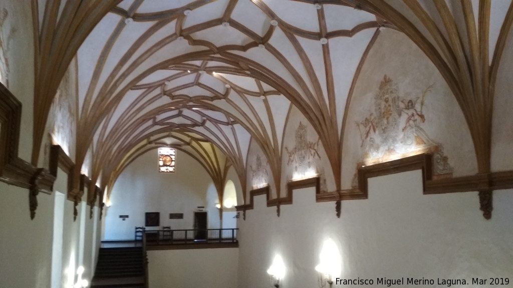 Monasterio de Piedra. Escaleras - Monasterio de Piedra. Escaleras. B�vedas de crucer�a
