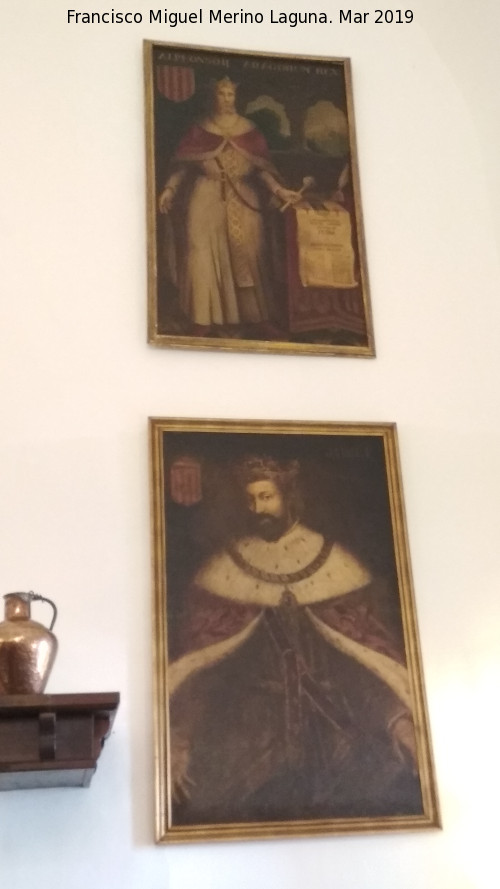 Monasterio de Piedra. Sal�n Reyes de Arag�n - Monasterio de Piedra. Sal�n Reyes de Arag�n. Cuadros