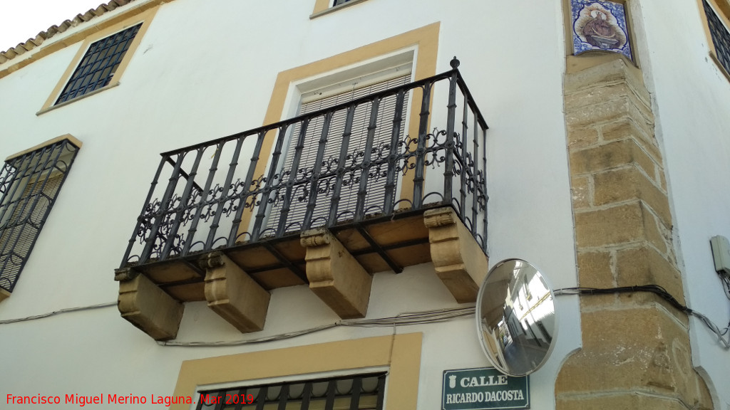 Casa de la Calle Toribio Herrero n� 16 - Casa de la Calle Toribio Herrero n� 16. Balc�n