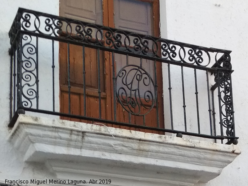 Casa de la Calle Fernando Belmonte n� 12 - Casa de la Calle Fernando Belmonte n� 12. Balc�n