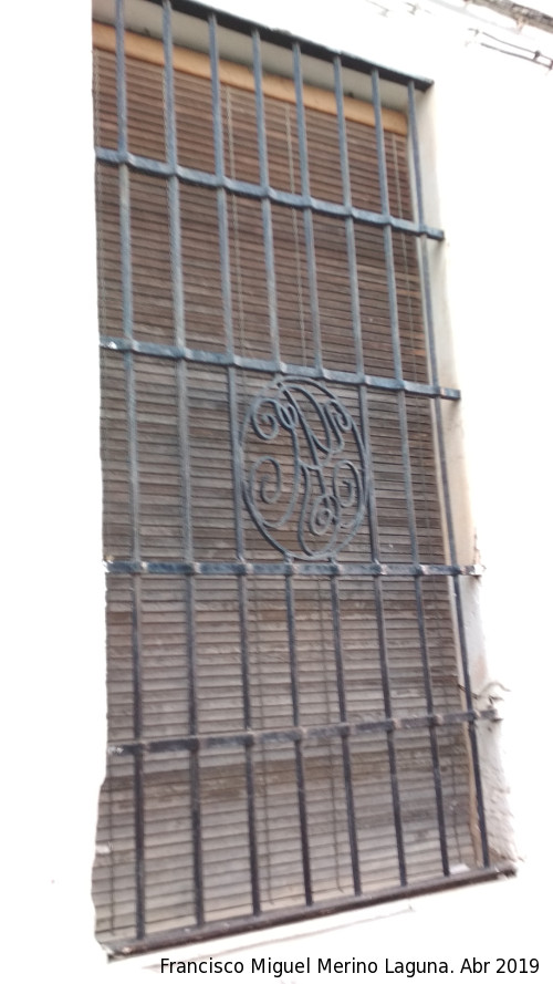 Casa de la Calle Fernando Belmonte n� 12 - Casa de la Calle Fernando Belmonte n� 12. Reja