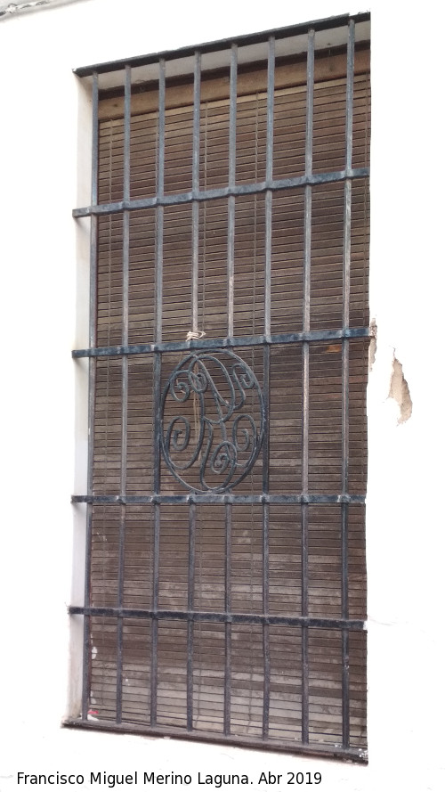 Casa de la Calle Fernando Belmonte n� 12 - Casa de la Calle Fernando Belmonte n� 12. Reja