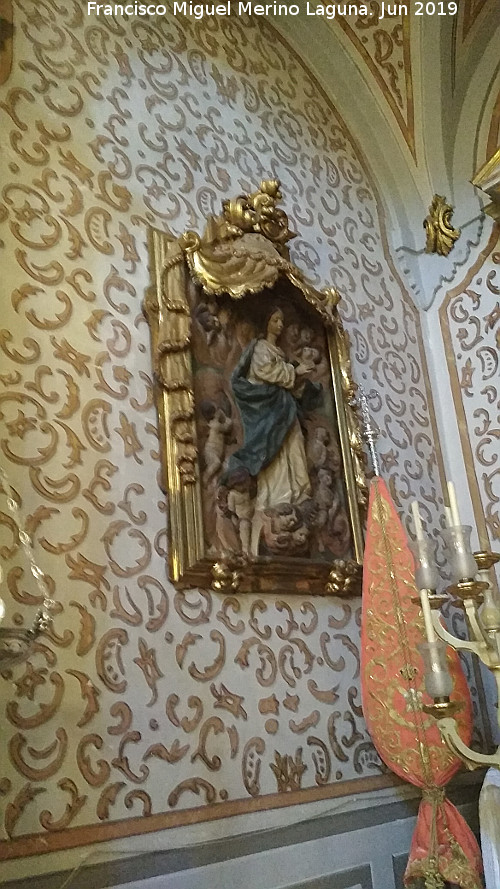 Iglesia de San Pedro y San Pablo. Capilla de los Dolores - Iglesia de San Pedro y San Pablo. Capilla de los Dolores. Pared izquierda