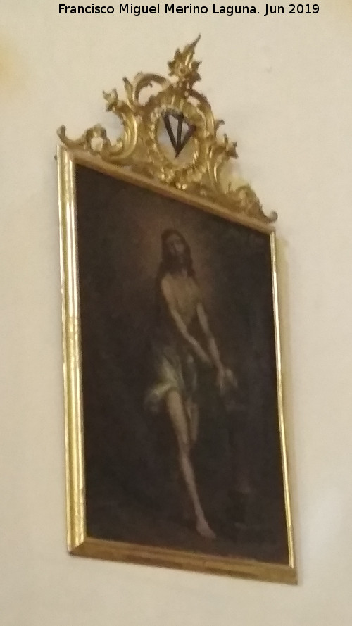 Iglesia de San Pedro y San Pablo. Capilla de Jes�s de la Sentencia - Iglesia de San Pedro y San Pablo. Capilla de Jes�s de la Sentencia. Cuadro de la pared izquierda