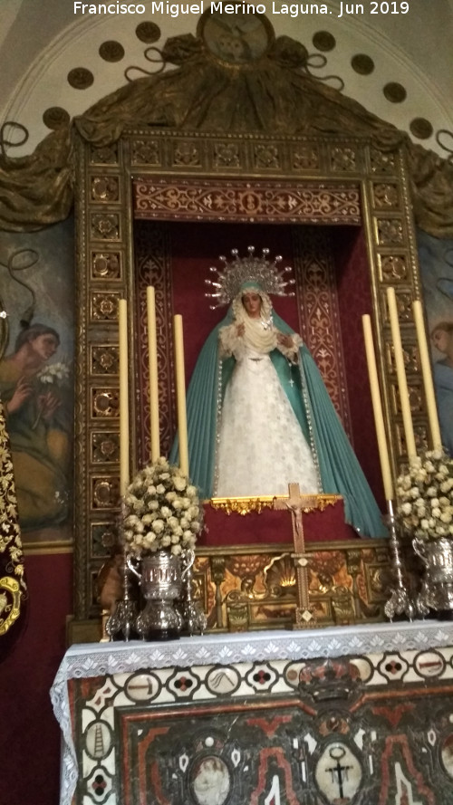 Iglesia de San Pedro y San Pablo. Capilla de la Virgen de las Maravillas - Iglesia de San Pedro y San Pablo. Capilla de la Virgen de las Maravillas. Virgen de las Maravillas