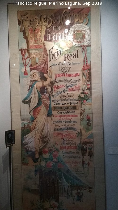 1897 - 1897. Cartel del Corpus de Granada. Casa de los Tiros - Granada