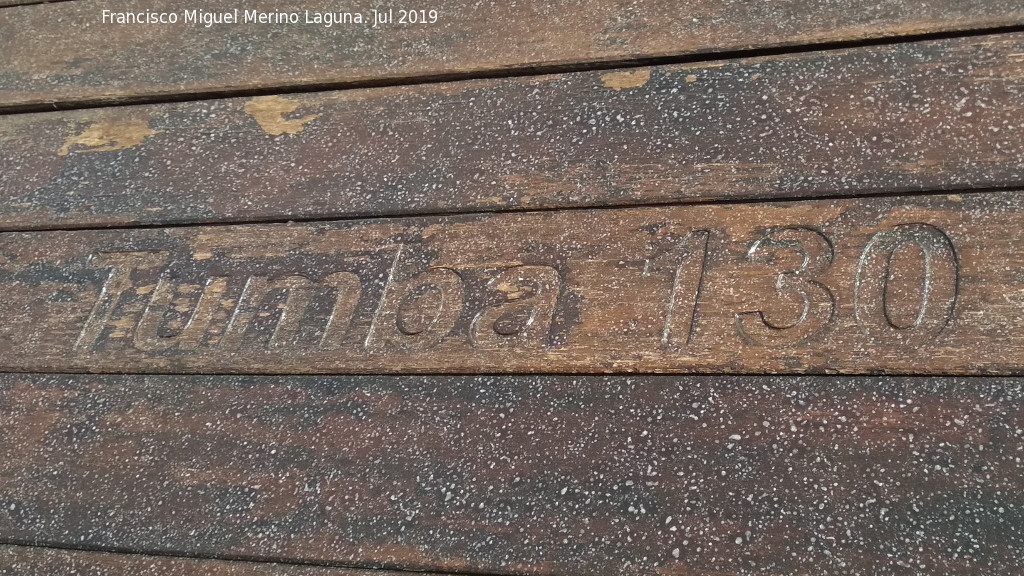 Necr�polis del Cerro del Santuario. Tumba 130 - Necr�polis del Cerro del Santuario. Tumba 130. 