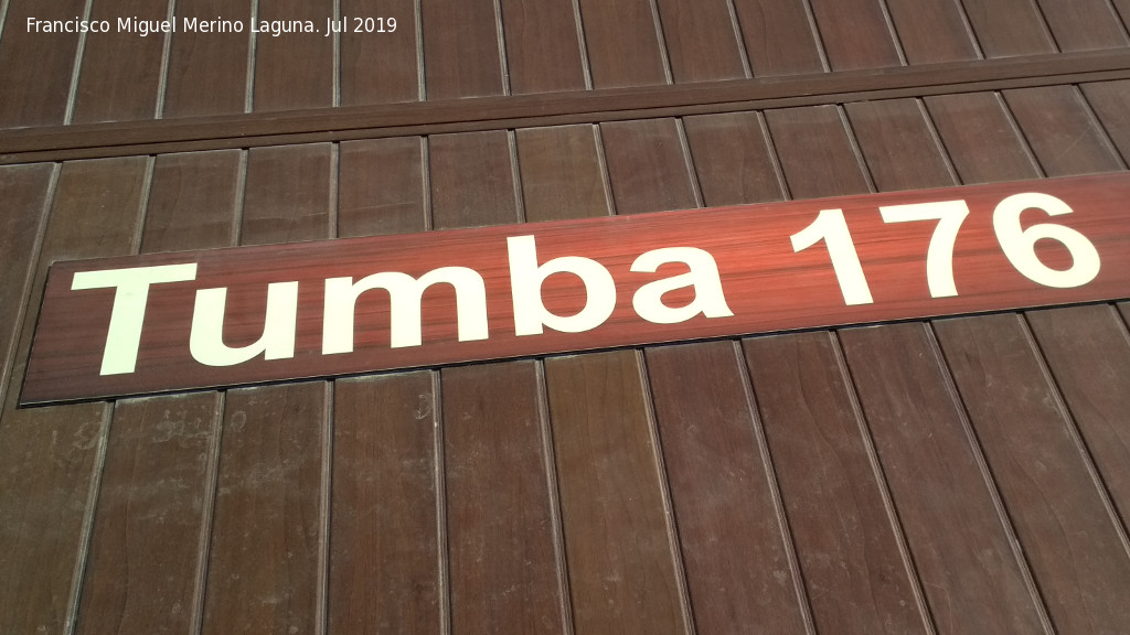 Necr�polis del Cerro del Santuario. Tumba 176 - Necr�polis del Cerro del Santuario. Tumba 176. 