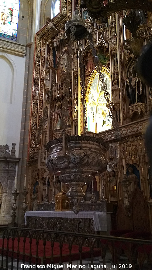 Catedral de Santa Mar�a. Capilla Mayor - Catedral de Santa Mar�a. Capilla Mayor. Retablo