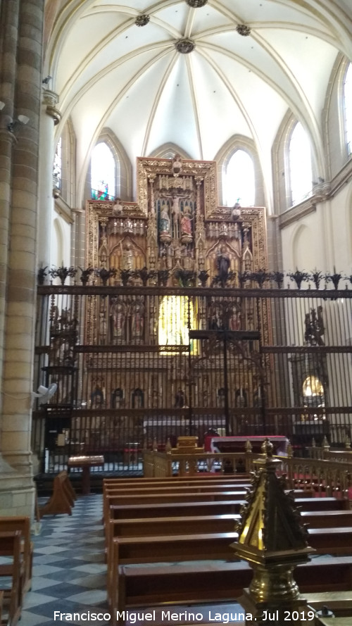 Catedral de Santa Mar�a. Capilla Mayor - Catedral de Santa Mar�a. Capilla Mayor. 