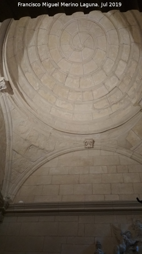 Catedral de Santa Mar�a. Sacrist�a - Catedral de Santa Mar�a. Sacrist�a. B�veda en espiral de la Antesacrist�a