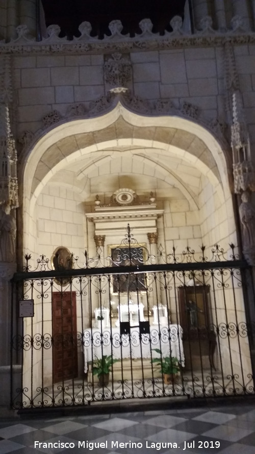 Catedral de Santa Mar�a. Capilla de San Francisco - Catedral de Santa Mar�a. Capilla de San Francisco. 