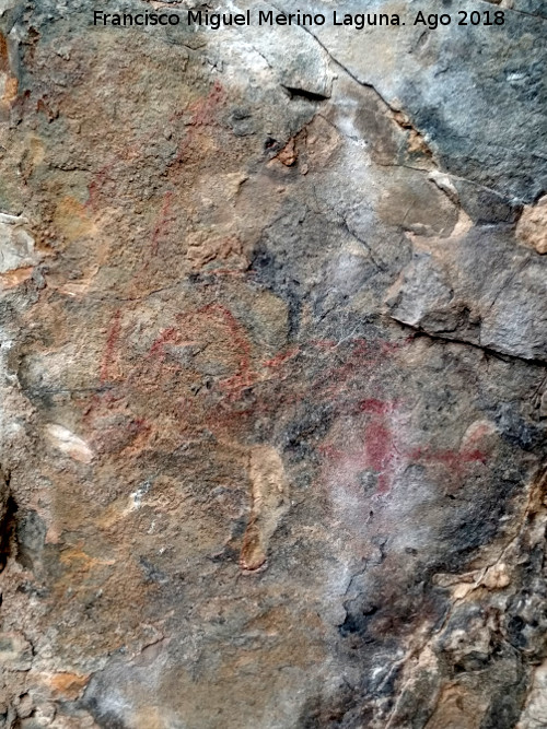 Pinturas rupestres del Abrigo de Mingo L�pez I - Pinturas rupestres del Abrigo de Mingo L�pez I. 