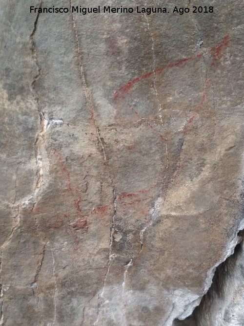 Pinturas rupestres del Abrigo de Mingo L�pez I - Pinturas rupestres del Abrigo de Mingo L�pez I. 