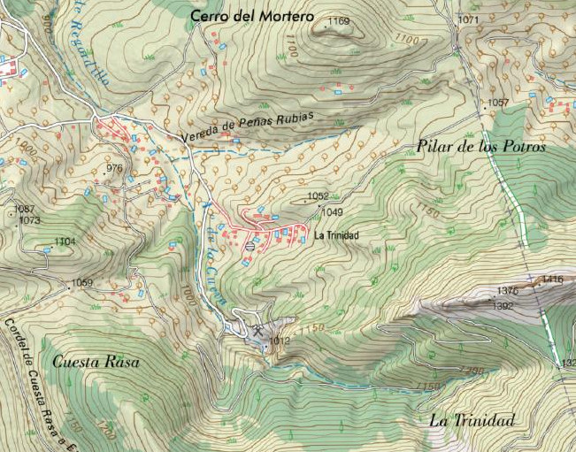 Arroyo de La Cueva - Arroyo de La Cueva. Mapa