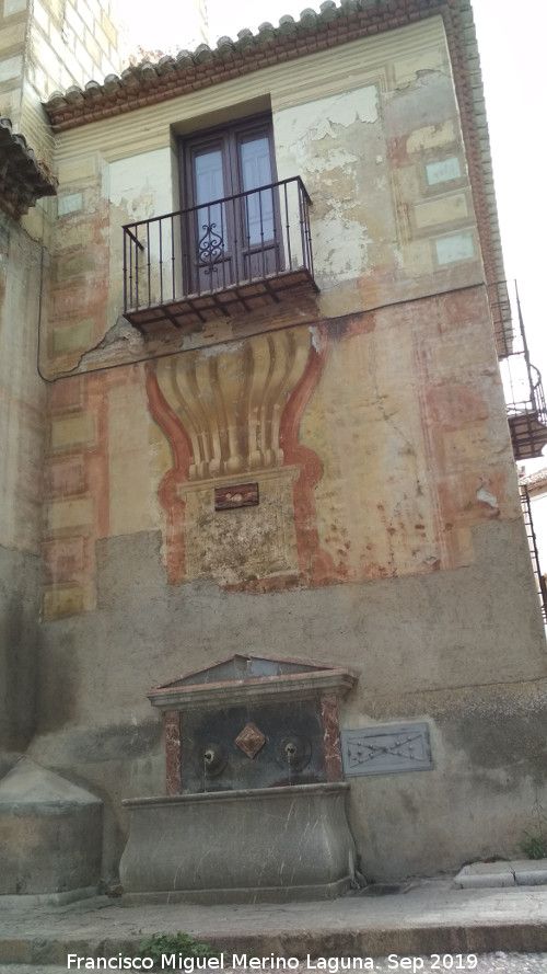 Pilar de la Iglesia de San Cecilio - Pilar de la Iglesia de San Cecilio. Situaci�n