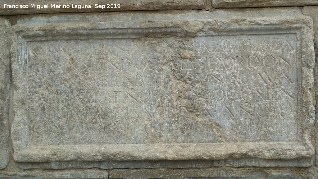 1616 - 1616. Pilar de la Cuesta del Realejo - Granada